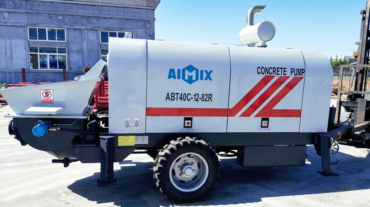 ABT40C Diesel Concrete Pump Ready to Philippines