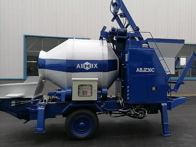 ABJZ30C diesel concrete mixer pump price
