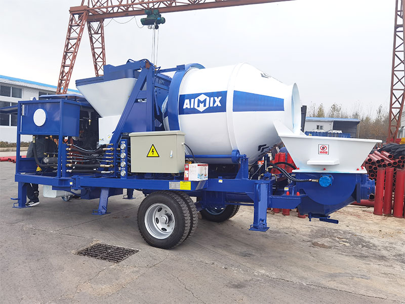 portable concrete pumping machine