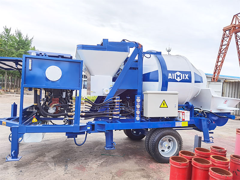 small portable concrete pump