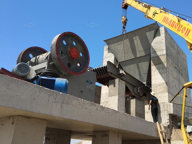 Installation Of Jaw Crusher And Feeder