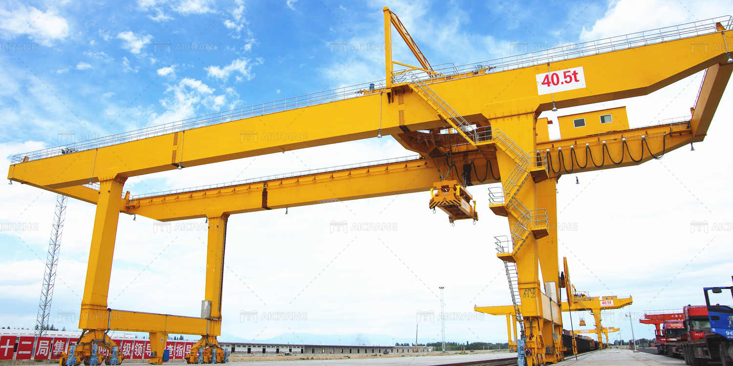 Rail Mounted Double Girder Gantry Crane For Sale