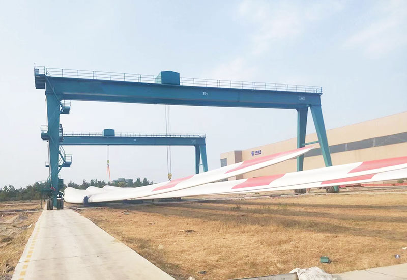 RTG Crane for Wind Turbine Blade Handling