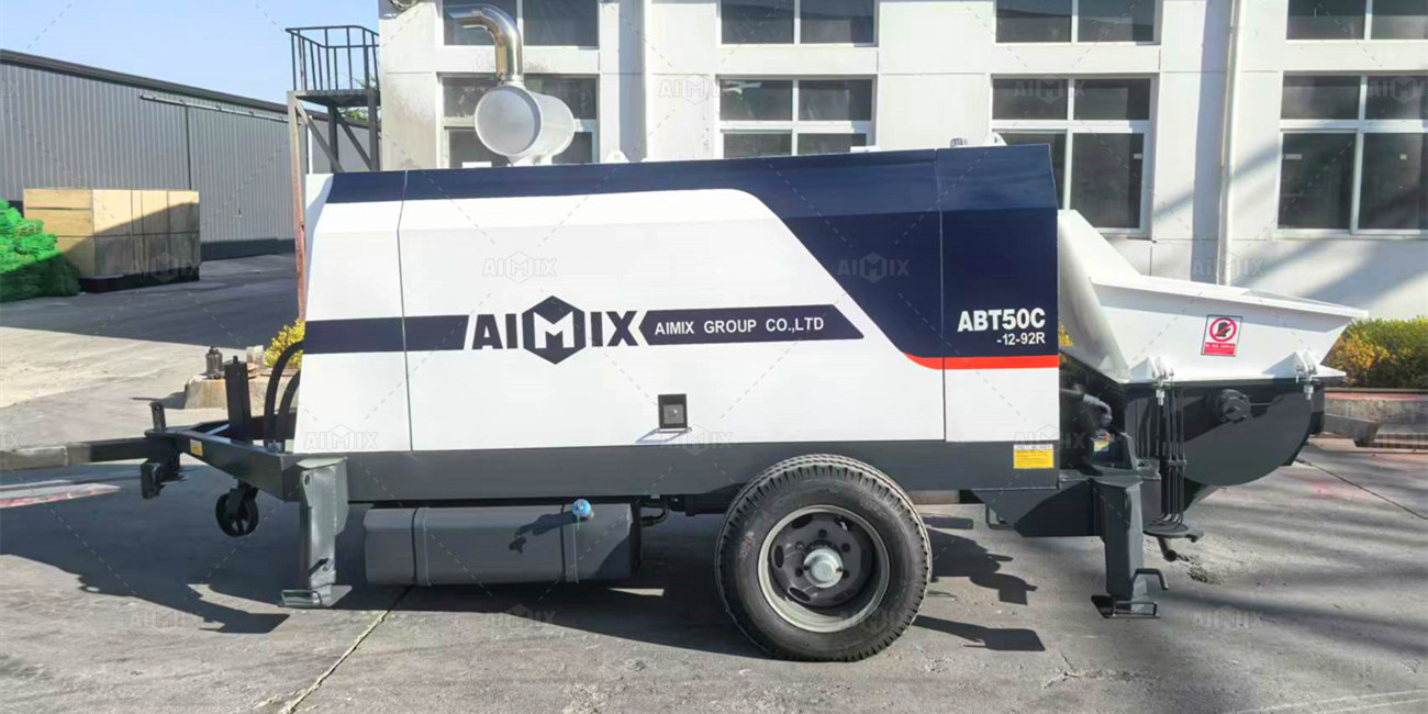 ABT50C Trailer Concrete Pump for Peru
